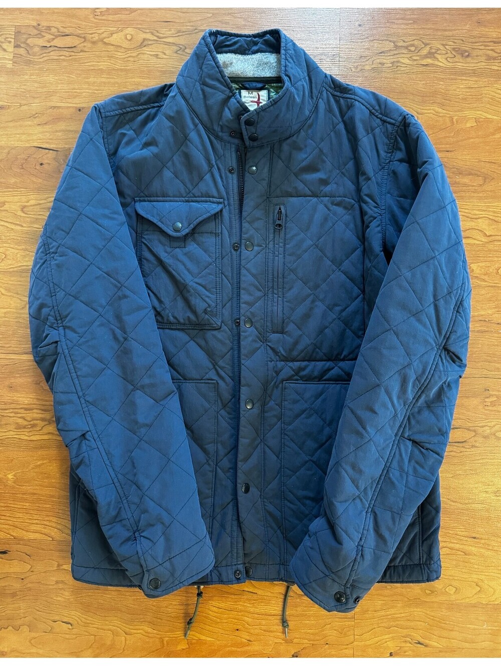 Relwen Quilted Insulated Tanker Jacket (Navy) - Men's Medium